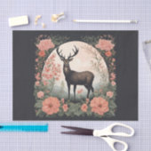 Cottagecore Deer Decoupage 薄葉紙 (クラフト)