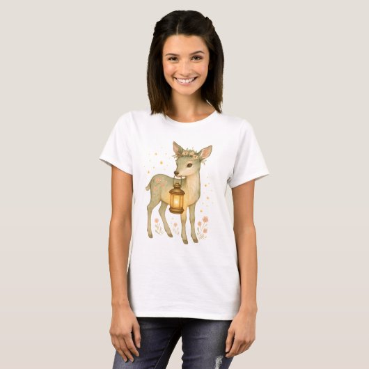 Cottagecore Deer Tシャツ (正面フル)