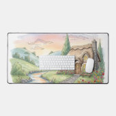 Cottagecore English Countryside デスクマット (キーボード&マウス)