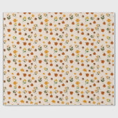Cottagecore Fall Pattern  ラッピングペーパー (フラット)