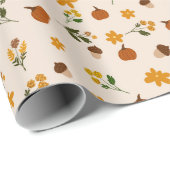 Cottagecore Fall Pattern  ラッピングペーパー (ロールコーナー)
