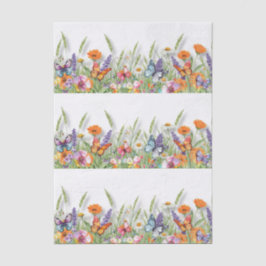 Cottagecore Floral & Butterfly Elements Decoupage 薄葉紙