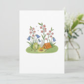 Cottagecore Frog Camping 招待状 (スタンド正面)