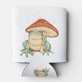 Cottagecore frog with mushroom 缶クーラー (裏面)