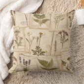 Cottagecore Herbarium Pillow クッション (ブランケット)