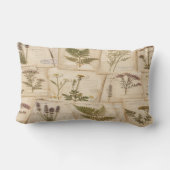 Cottagecore Herbarium Pillow ランバークッション (裏面)