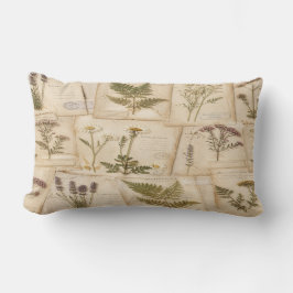 Cottagecore Herbarium Pillow ランバークッション