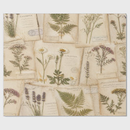 Cottagecore Herbarium Wrap ラッピングペーパー