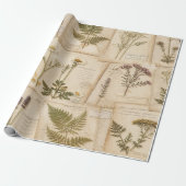 Cottagecore Herbarium Wrap ラッピングペーパー (アンロールド)