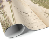 Cottagecore Herbarium Wrap ラッピングペーパー (ロールコーナー)