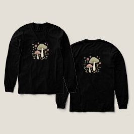 Cottagecore Mushroom Botanical Graphic トライブレンドＴシャツ
