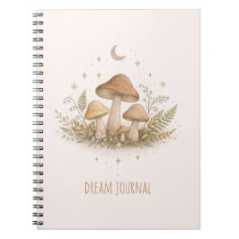 Cottagecore Mushroom Notebook – Fairy Aesthetic Jo ノートブック