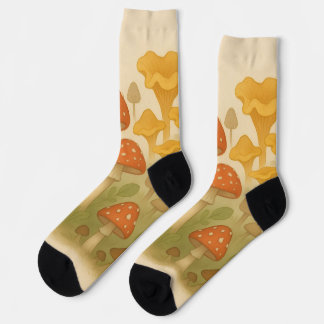 Cottagecore Mushroom Socks – Cozy Forest Aesthetic ソックス