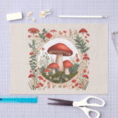 Cottagecore Mushrooms Decoupage 薄葉紙 (クラフト)