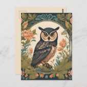 Cottagecore Owl ポストカード (正面/裏面)