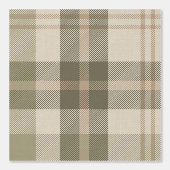 Cottagecore Plaid in Sage and Cream 壁紙 (正面)