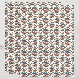 Cottagecore Scrapbook Paper