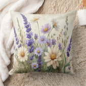  - Cottagecore Throw Pillow クッション (ブランケット)