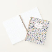 Cottagecore Wildflower Bow Notebook ノートブック (内部)