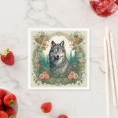 Cottagecore Wolf スタンダードカクテルナプキン (インサイチュ)