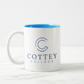 Cottey College ツートーンマグカップ (左)