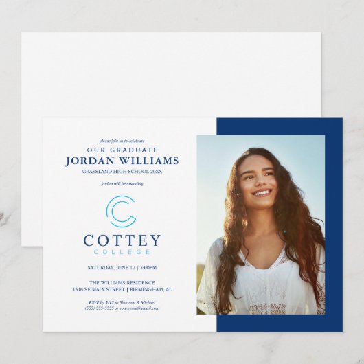 Cottey College 案内状 (正面/裏面)