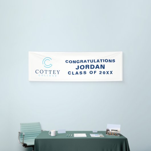 Cottey College 横断幕 (トレードショー)