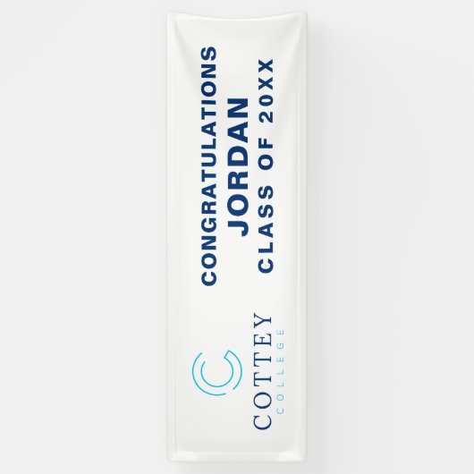 Cottey College 横断幕 (縦)