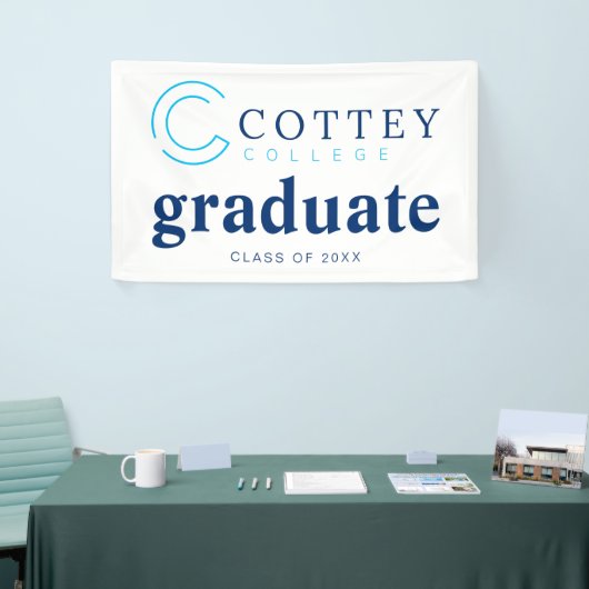 Cottey College 横断幕 (トレードショー)