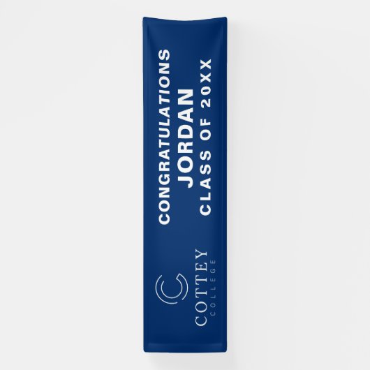 Cottey College 横断幕 (縦)