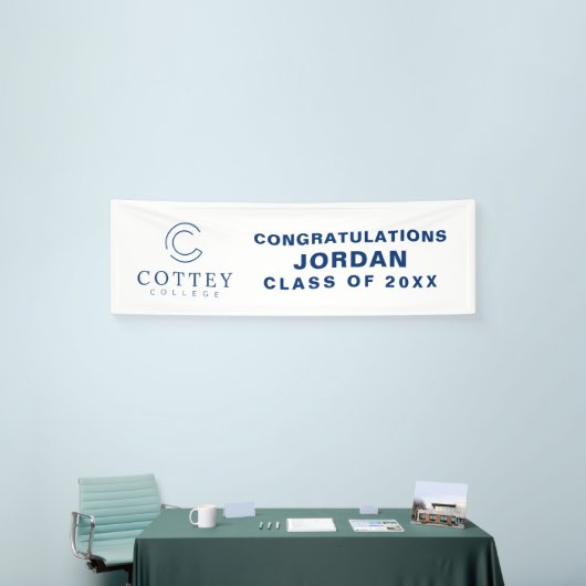 Cottey College 横断幕 (トレードショー)