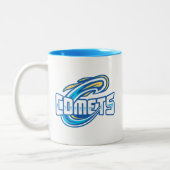 Cottey College Comets ツートーンマグカップ (左)