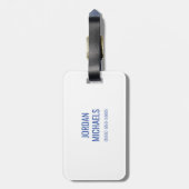 Cottey College Comets ラゲッジタグ (裏面縦)