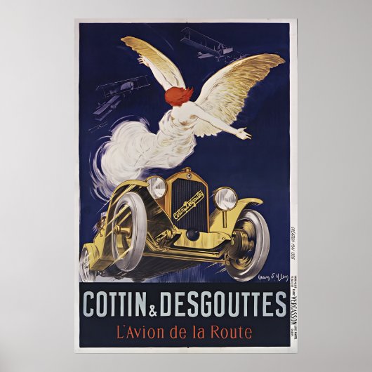 Cottin & Desgouttes Auto Poster ポスター (正面)