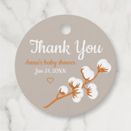 Cotton Branch Baby Shower  フェイバータグ