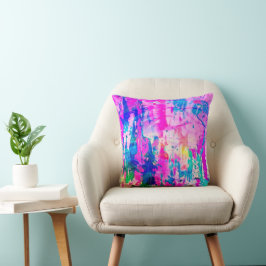 cotton candy abstract modern dream クッション