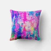 cotton candy abstract modern dream クッション (裏面)