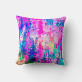 cotton candy abstract modern dream クッション (正面)