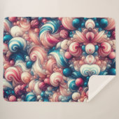 Cotton Candy Bubblegum シェルパブランケット (正面(横))