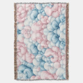 Cotton Candy Clouds スローブランケット (正面縦)