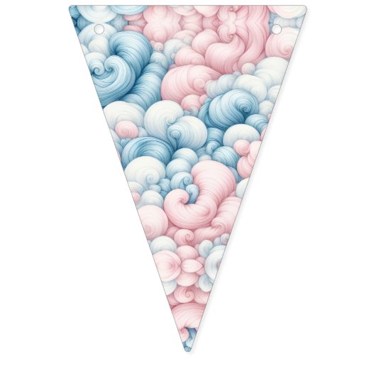Cotton Candy Clouds バンティングフラッグ (第3の旗)