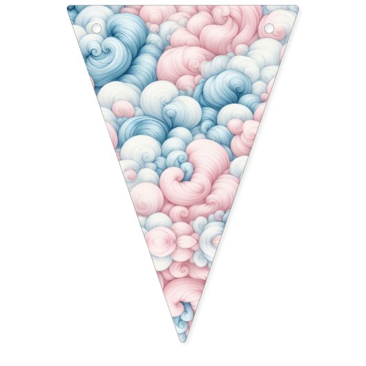 Cotton Candy Clouds バンティングフラッグ (第2の旗)