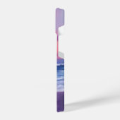 Cotton Candy Cove | Pink Ocean Watercolor Painted iPhoneケース (左側面)