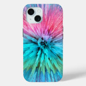 Cotton Candy Energy Burst Fractal Art Case-Mate iPhoneケース (裏面)