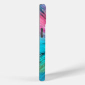 Cotton Candy Energy Burst Fractal Art Case-Mate iPhoneケース (裏面 / 右)