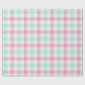 Cotton Candy Gingham - Wrapping Paper ラッピングペーパー (フラット)