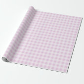 Cotton Candy Gingham Wrapping Paper ラッピングペーパー (アンロールド)