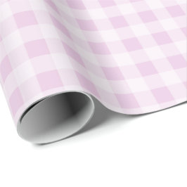 Cotton Candy Gingham Wrapping Paper ラッピングペーパー