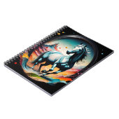 "Cotton Candy Horse" Art Spiral Notebook ノートブック (左側)