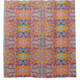 Cotton Candy Mirage シャワーカーテン